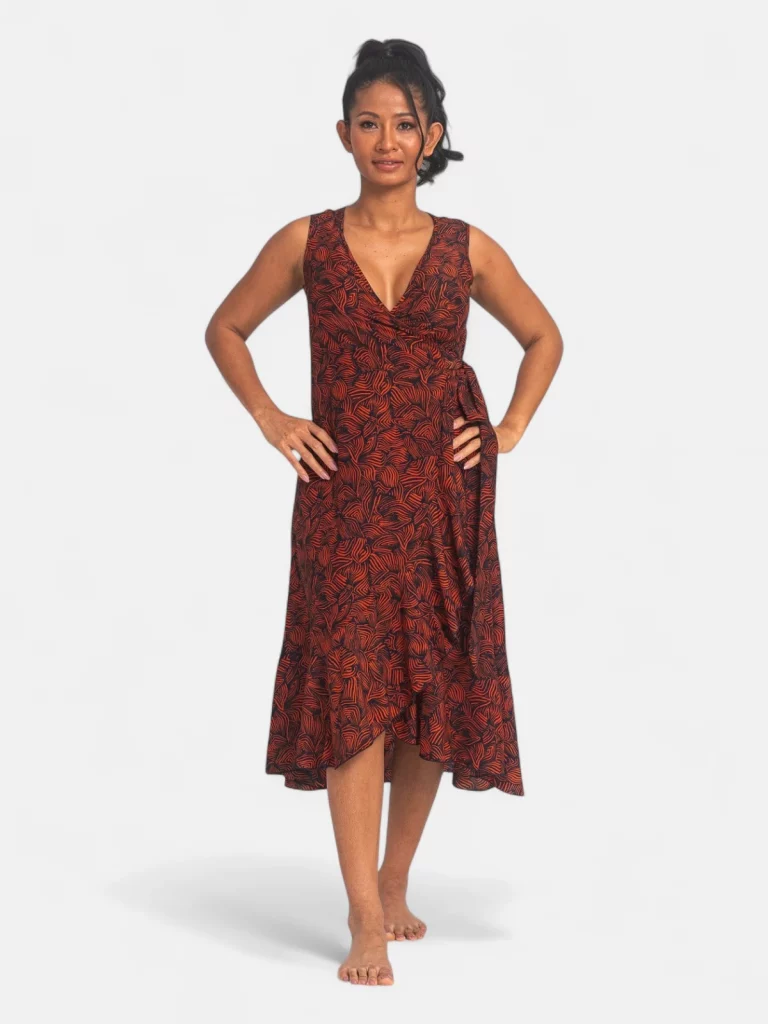 BAYA LUMA – Robe mi-longue “Gabriela”